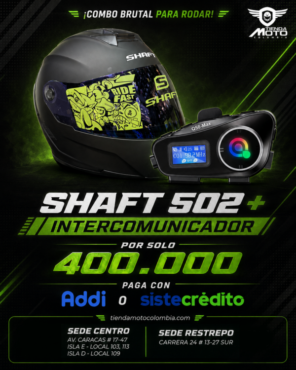 Shaft 502 + Intercomunicador